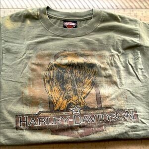 Harley-Davidson Green Graphic T-Shirt